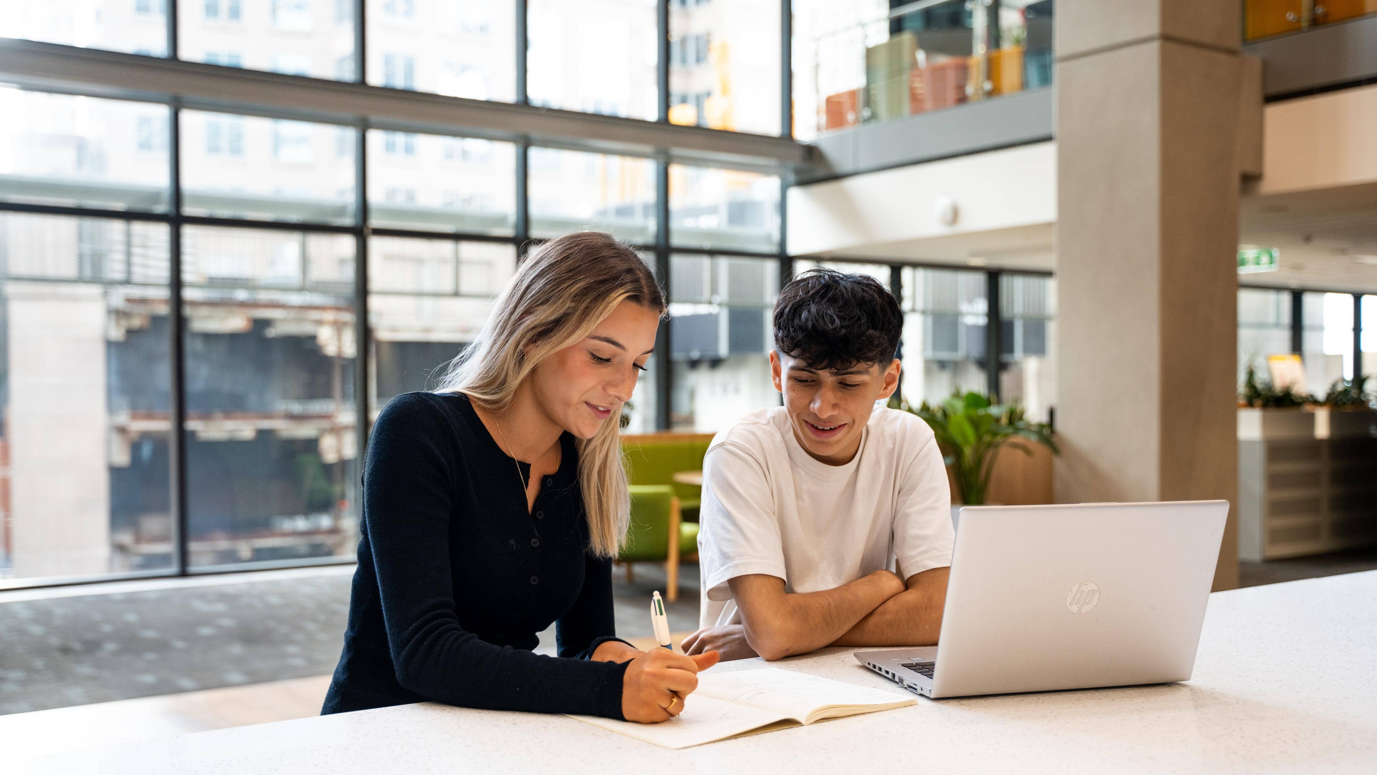 Apprentices using a computer