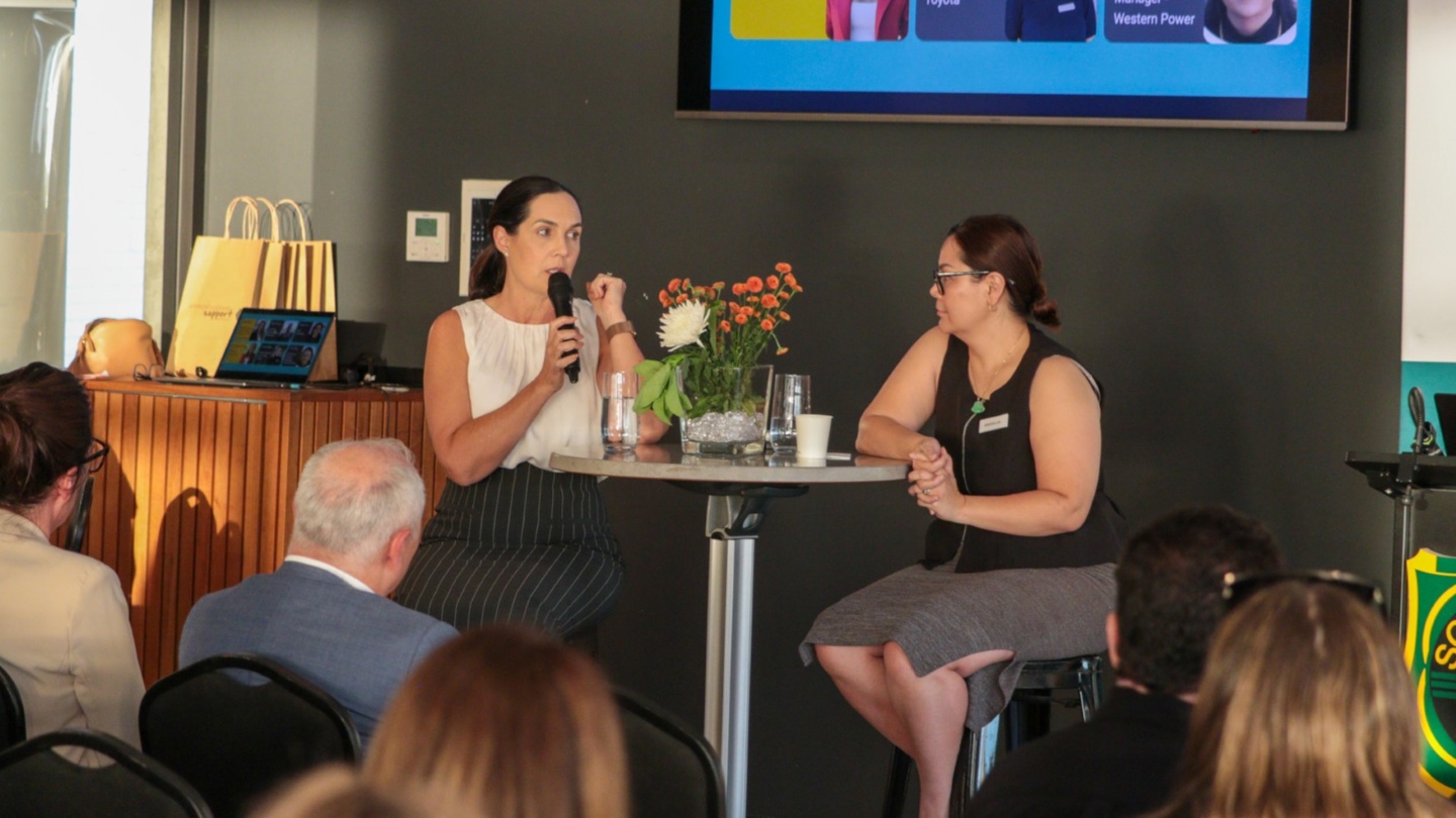 Panel at Trade Collective event